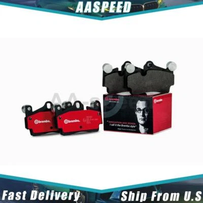 Pastilhas de freio dianteiro Brembo para Mercedes-Benz C350 2008 2010 2011 2012 2013 2015 - Imagem 1 de 4