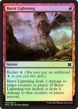 Burst Lightning x4 MTG Modern Masters 2015 Comoon Red EDH Tiny Leaders