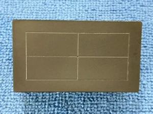 MITUTOYO CMM Air Float Bearing 40mm X 70mm X 19.3mm Thick - Picture 1 of 2