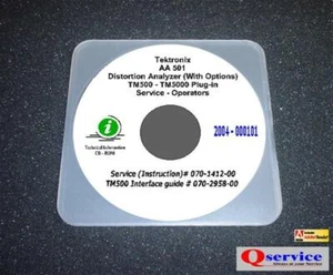 Tektronix AA501A AA-501A AA 501A SERVICE - OPS Hi Resolution Manuals CD - Picture 1 of 1