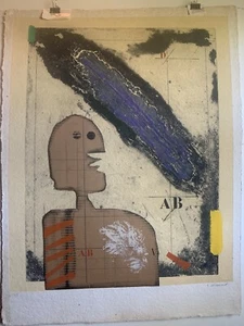 Unframed Carborundum by James Coignard “ Presence” Pencil Signed & Numbered - Picture 1 of 9