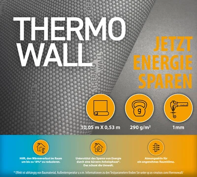 Tapete Thermo Wall | Jetzt Energie sparen! 18% Zeitersparnis in der Aufwärmphase - Bild 1 von 4