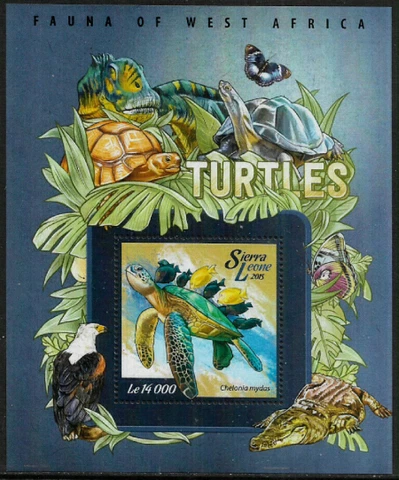 Sierra Leone #3298 Mint Never Hinged S/Sheet - Turtles Cover