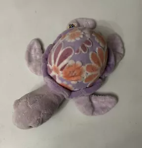 Webkinz Blossom Sea Turtle Plush Ganz Flowers Purple HM640 Stuffed No Code - Picture 1 of 4