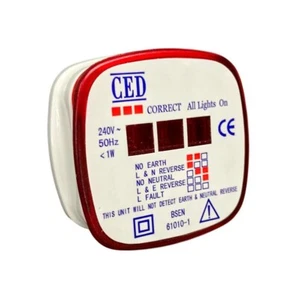 CED Plug In Ring Main Socket Tester 13 Amp - RMT - Picture 1 of 2