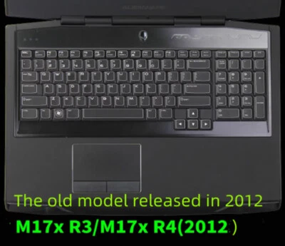 Keyboard Skin Protector for Dell Alienware M17x R4 ( Old Model Released in 2012) - Image 1 of 2