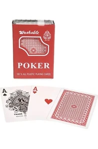 2 Packs of 100% plastic ROYAL PLAYING CARDS POKER PARTY BRIDGE GAME TOY - Picture 1 of 3