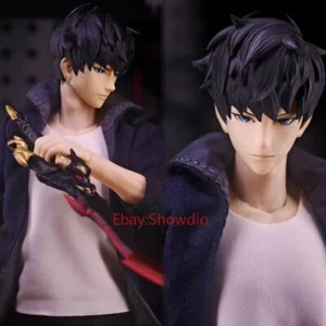 1/12 Sung Jin Woo Kopf Schnitzerei oder Mantel Set für 6" Romankey Figma VT Figur Körper - Bild 1 von 14