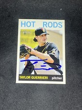 Taylor Guerrieri 2013 Topps Heritage Minors #93 Hot Rods Autographed Signed Card