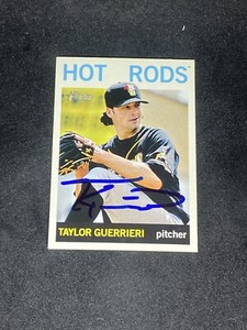 Taylor Guerrieri 2013 Topps Heritage Minors #93 Hot Rods Autographed Signed Card