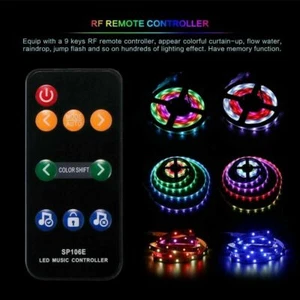 WS2812B WS2811 LED Strip Light Mini LED RF WiFi Bluetooth Music Pixel Controller - Picture 1 of 63