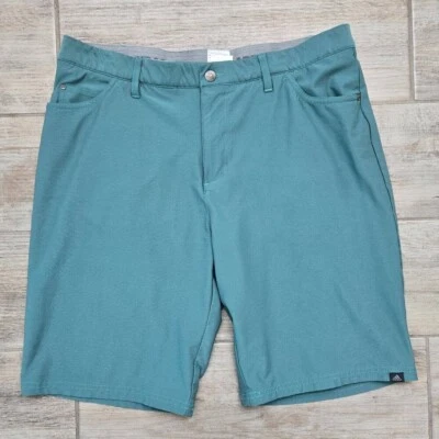 Pantalones Cortos de Golf Adidas 365 Para Hombre Verdes Híbridos Elastizados Rendimiento Agarre Cintura 36 Foto 1 de 4