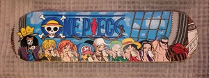Handpainted One Piece Crew Skateboard Deck - Handbemalt - Einzelstück / UNIKAT - Bild 1 von 5