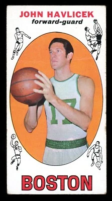 1969-70 TOPPS NBA BASKETBALL #20 John Havlicek RC HOF VG BOSTON CELTICS Rookie - Image 1 of 2