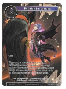 Textured FULL ART FoW REUNION PRESAGIADA LEL-036 R FOIL Español Force Of Will - Picture 1 of 1