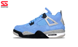 Nike Jordan 4 Retro University Azul (408452-400) GS Talla 4Y-7Y - Imagen 1 de 3