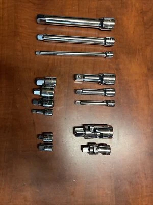 New Genuine 14x  Craftsman Variable Size Of Socket Extension Set Full Polished - Image 1 of 4