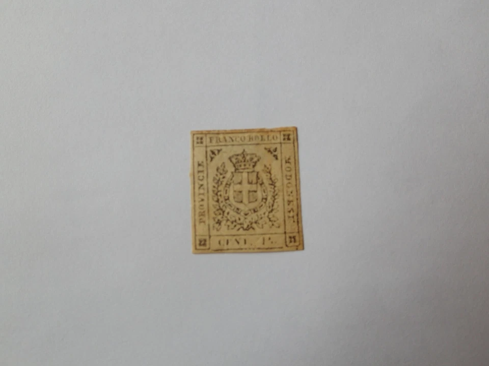 Modena  1859 15c Brono scuro N° 13a* cote mini 3750€.... - Photo 1/2