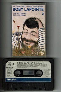 Boby LAPOINTE K7 Cassette Audio Dolby Integrale Vol.2 SAUCISSON CHEVAL + Textes - Foto 1 di 5