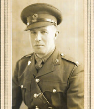 Inter War / WW2 Card Framed Photo British Soldier Military Jerome Ltd