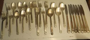 1847 Rogers Bros IS Silverware Eternally Yours Flatware Mixed Lot 26 pc Plated - Picture 1 of 23