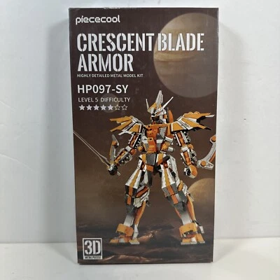 NEW Piececool 3D Metal Nano Puzzle The Titan Armor Assemble Jigsaw Toys - Image 1 of 2