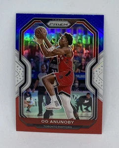 2020-21 Og Anunoby PANINI PRIZM Red White Blue  Toronto Raptors #211 - Picture 1 of 3