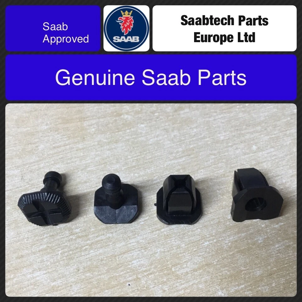 Pair Of Genuine Saab 9-3 Battery Cover Clip Rivets, 2003-2012 12792092 - Image 1 of 1
