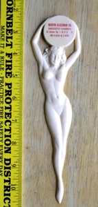 Gil Elvgren Pinup Nude Letter Opener - plastic, advertising, good girl art - Picture 1 of 3
