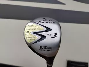 Wilson Beta Titanium Deep Red Fat Shaft 3 Wood Grafalloy Pro Lite Regular - Picture 1 of 13