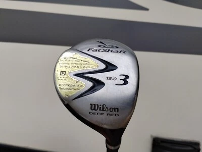 Wilson Beta Titanium Deep Red Fat Shaft 3 Wood Grafalloy Pro Lite Regular  - Image 1 of 4