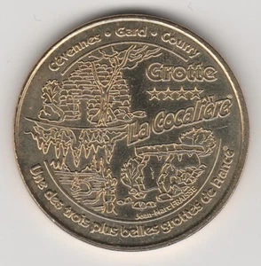 A 2012 TOKEN MEDAILLE MONNAIE DE PARIS -- 30 500 N°6 GROTTE DE LA COCALIERE  - Picture 1 of 2
