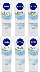 Nivea Soft Intensive Moisturising Creme 75ml pack of 6 - Picture 1 of 6