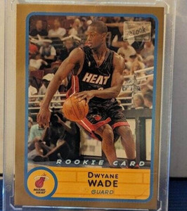 2003 Topps Bazooka Dwyane Wade Gold Rc