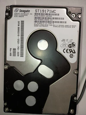 9GB SCSI Hard Drive 80-Pin Hot-Swap - Seagate ST19171WC - Image 1 of 4