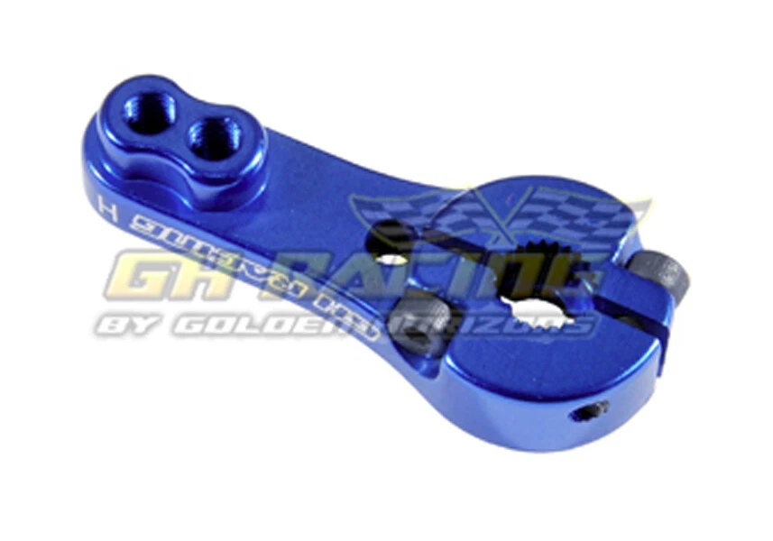 NEW Golden Horizons 01177 Aluminum Servo Horn II /Servo Arm Blue HRC - Image 1 of 1