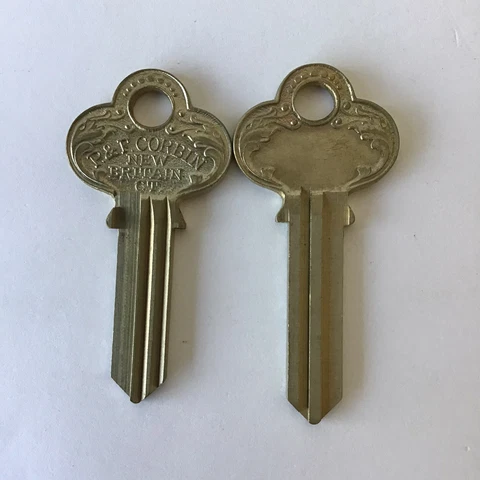 Ornate ORIGINAL P&F CORBIN #27  X1 Single KEY BLANK 100 YEARS NOS 6 PIN Cover