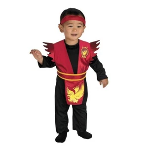 Kleinkind SHADOW NINJA NIGHT FURY VERKLEIDUNG Halloween Kostüm 2T Kampfkünstler - Bild 1 von 1