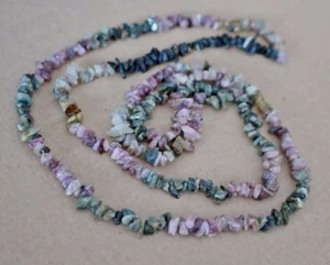 Turmalin (Multicolor)  Splitter Kette 85 cm, ,endlos,6 mm ( KLS-5)    - Bild 1 von 1