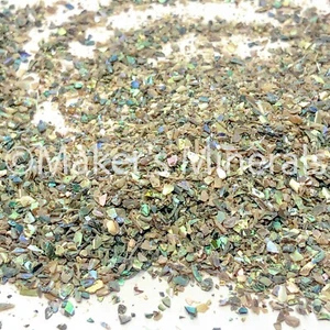 Crushed Shells Abalone (Paua), Sand Size 0.25mm-2mm for Stone Inlay, Crafts, Art - Picture 1 of 3