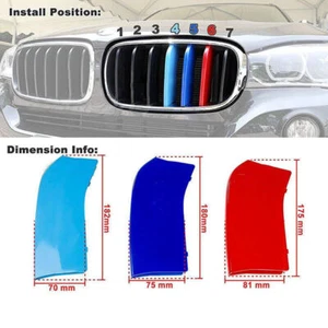 Juego de 3 clips de cubierta de parrilla para parrilla renal para BMW X5 X6 F15 F16 2014-2018 - Imagen 1 de 8