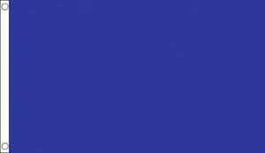 BLUE FLAG 5’ x 3’ Blank Plain Colour Solid Coloured - Picture 1 of 1