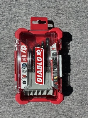Diablo Tools Metal Demon Drill Bits Set For Mild, Hardened And Stainless, 15
