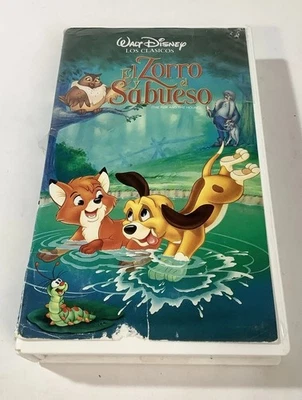El Zorro y el Sabueso Rare Walt Disney VHS Tape Made In Chile Español ￼ - Image 1 of 4