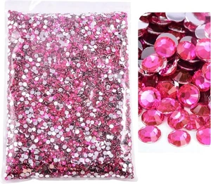 Blinginbox 15000pcs Flatback Rhinestones,Silver Backing Resin Non Hotfix Rhinest - Picture 1 of 6