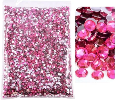 Blinginbox 15000pcs Flatback Rhinestones,Silver Backing Resin Non Hotfix Rhinest - Image 1 of 4