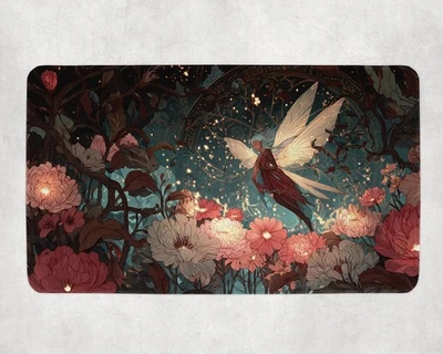 Alfombra de juego Magic Gathering Commander Magic The Gathering Garden Enchanted Garden Fairy Wings Magic The Gathering Foto 1 de 4