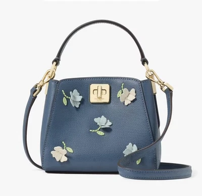 Kate Spade New York Phoebe Applique Mini Top Handle Bag Bluestone Multi - Image 1 of 4