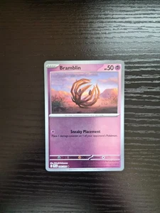 Pokemon ME02: Phantasmal Flames - Bramblin - Reverse Holo 046/094 - Picture 1 of 2