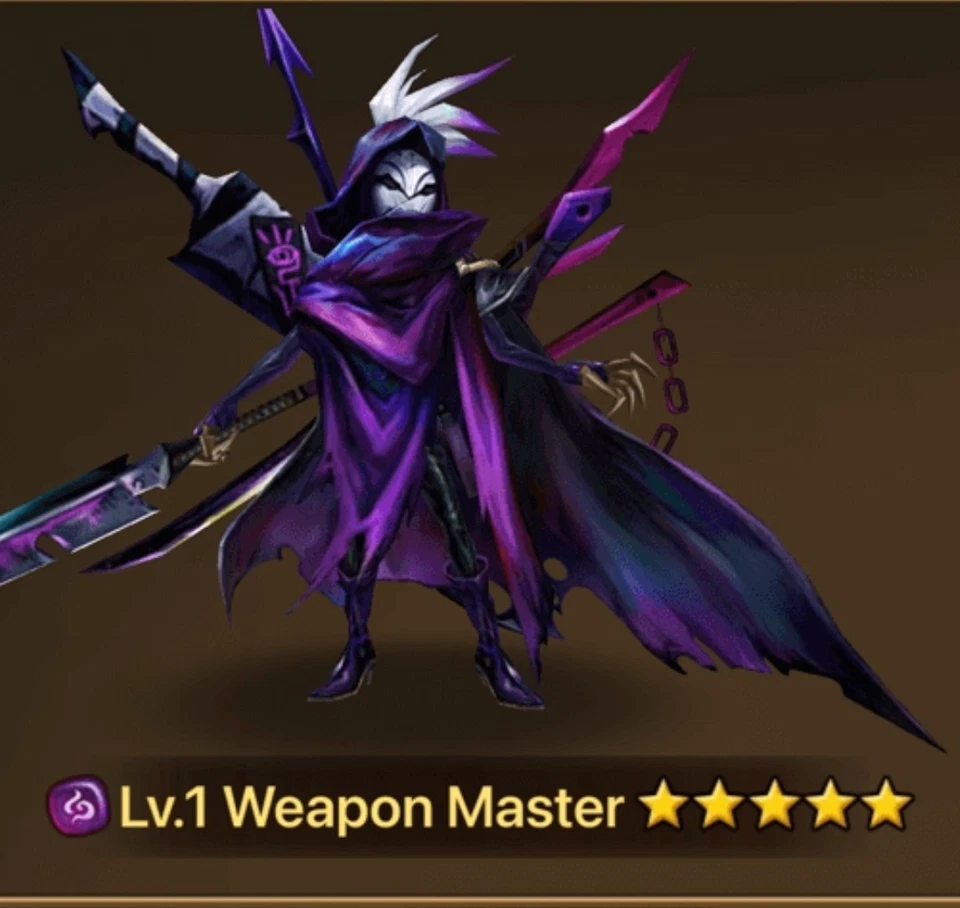 🔥Summoners War Global Starter :  1LD5  DARK WEAPON MASTER 🔥 JULY 2025 - Image 1 of 1